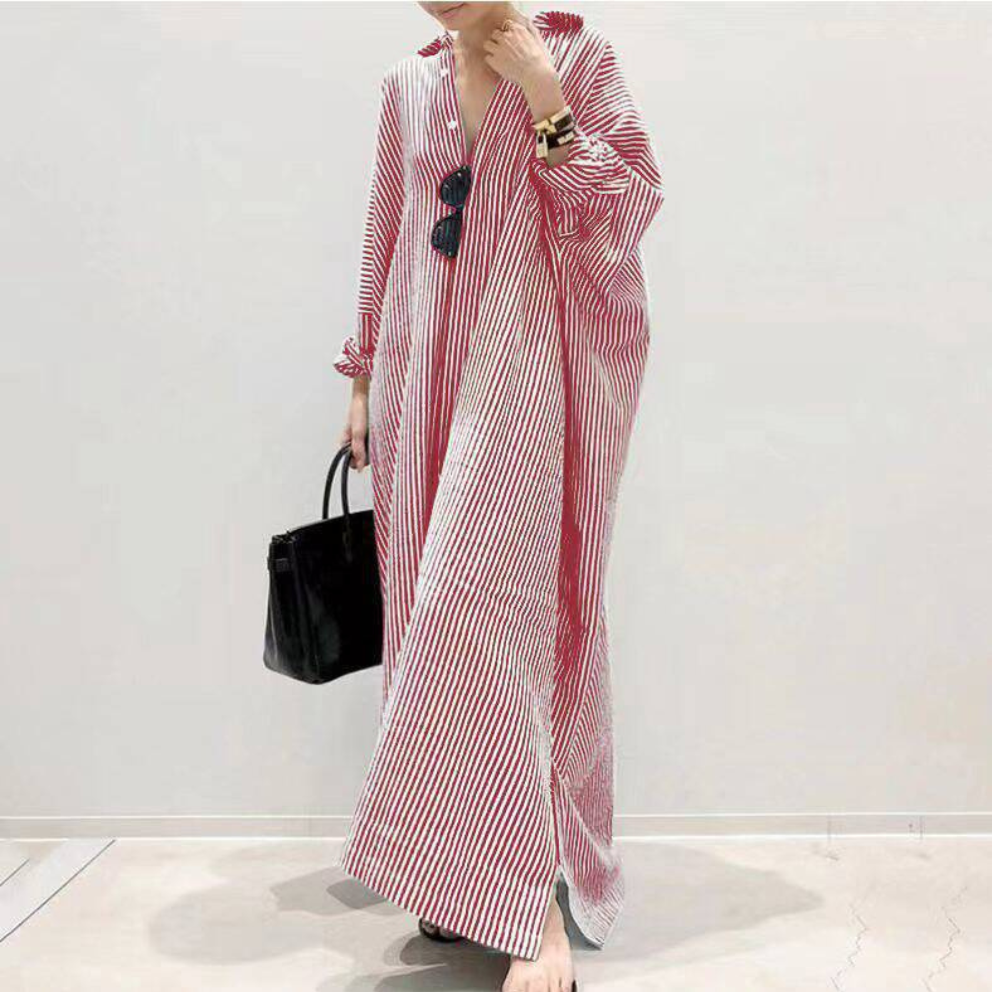 Linnaea | Stripped Maxi Dress