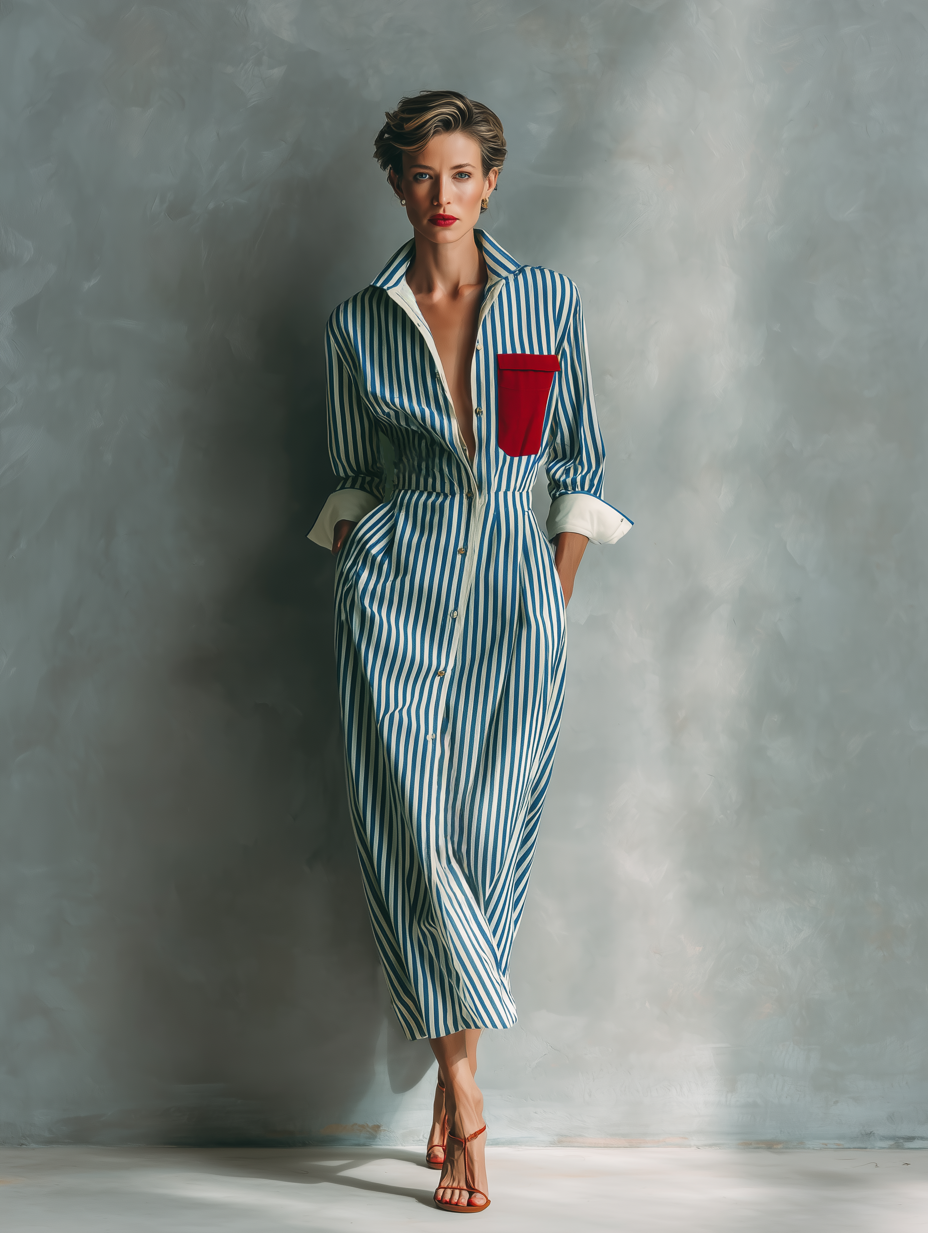 Mila | Comfort Striped Shirt Dress