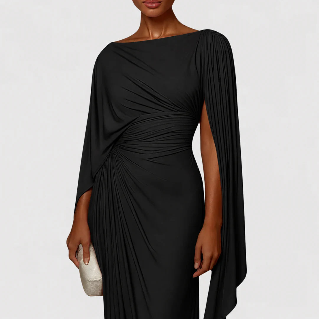Lyssa | Elegant Pleated Maxi Dress