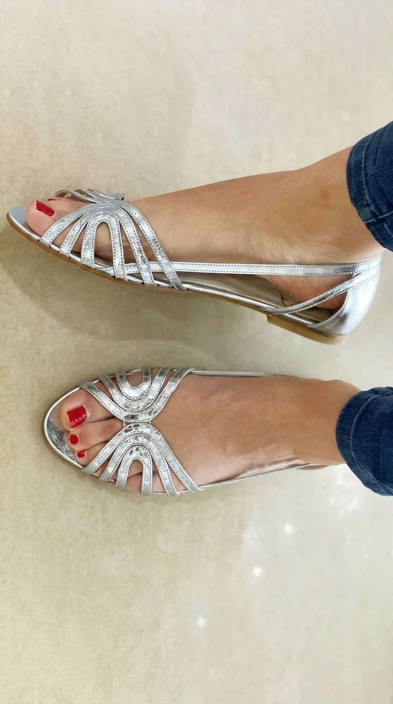 Elena | Summer Light Gold Sandals