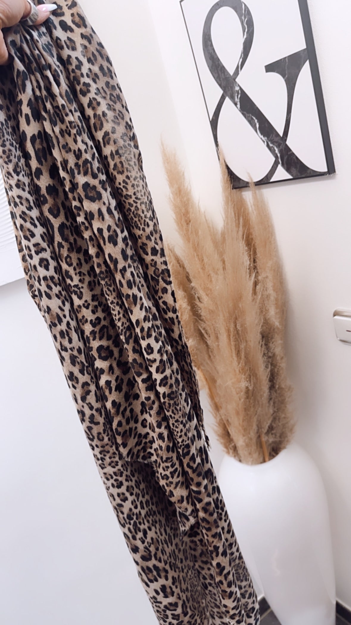 Celine | Small Pattern Thin Scarf