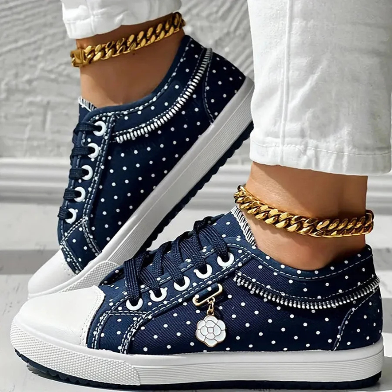 Clara | Elegant Floral Sneakers