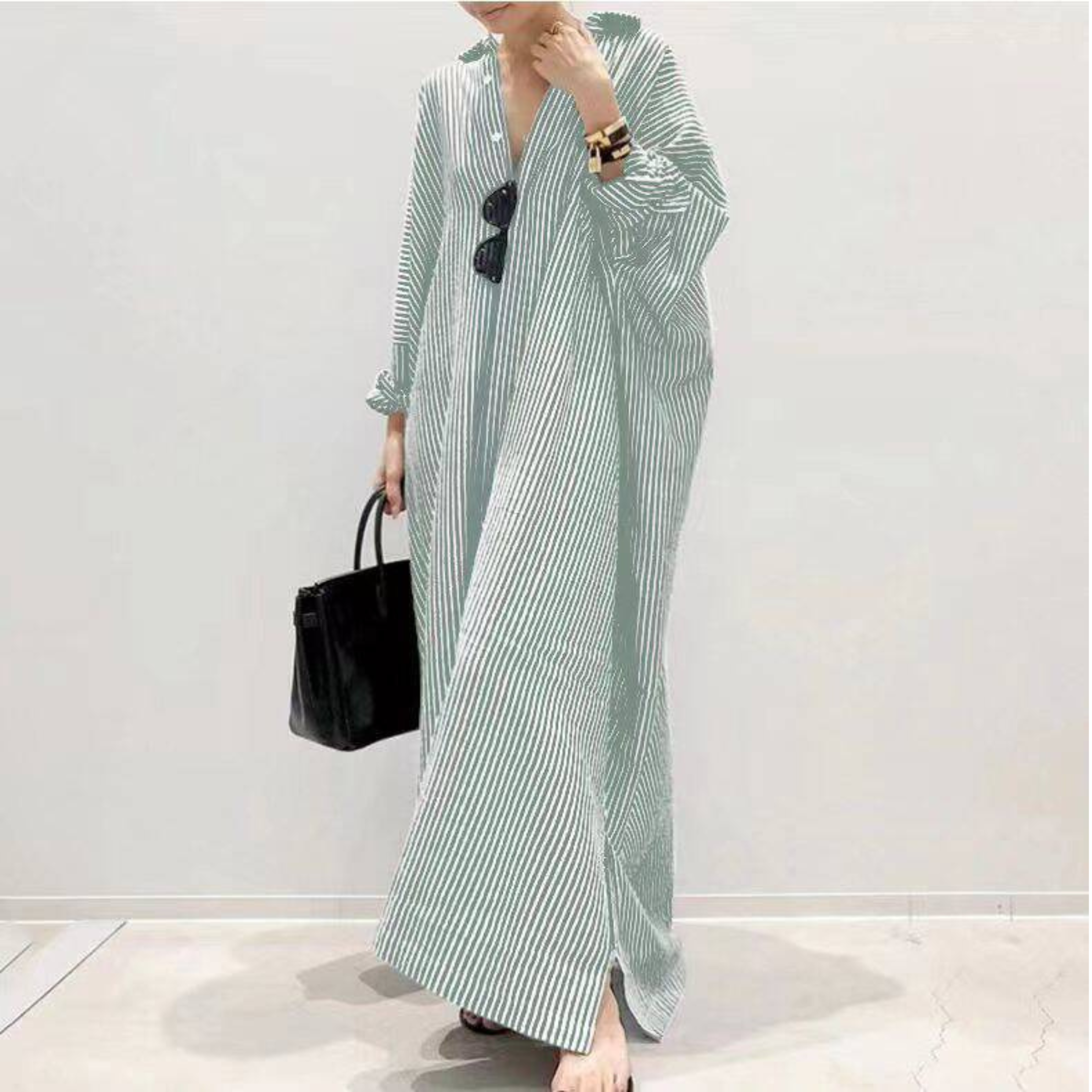 Linnaea | Stripped Maxi Dress
