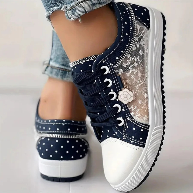 Clara | Elegant Floral Sneakers