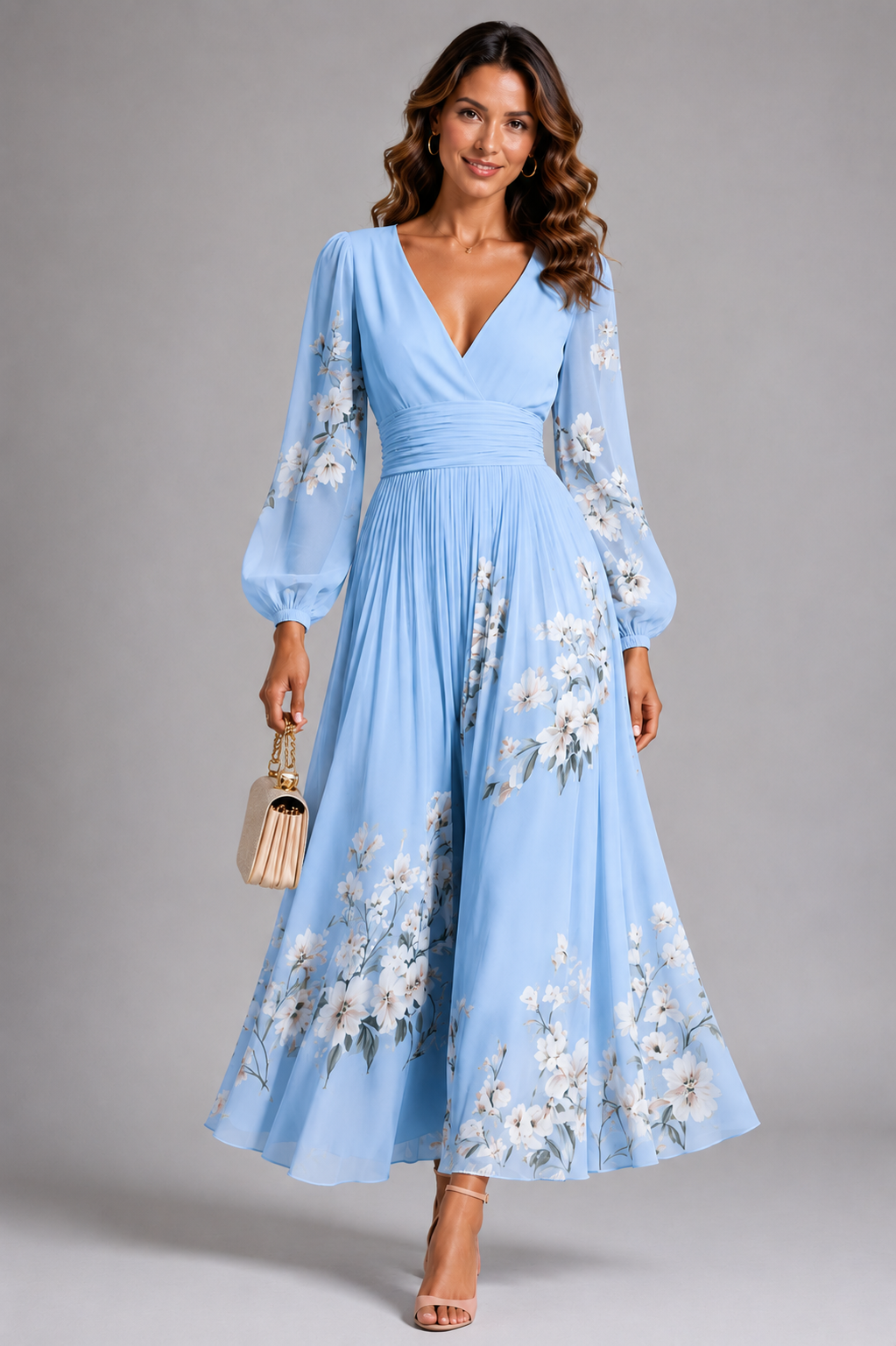 Rose | Feminine Flowing Maxi Dress