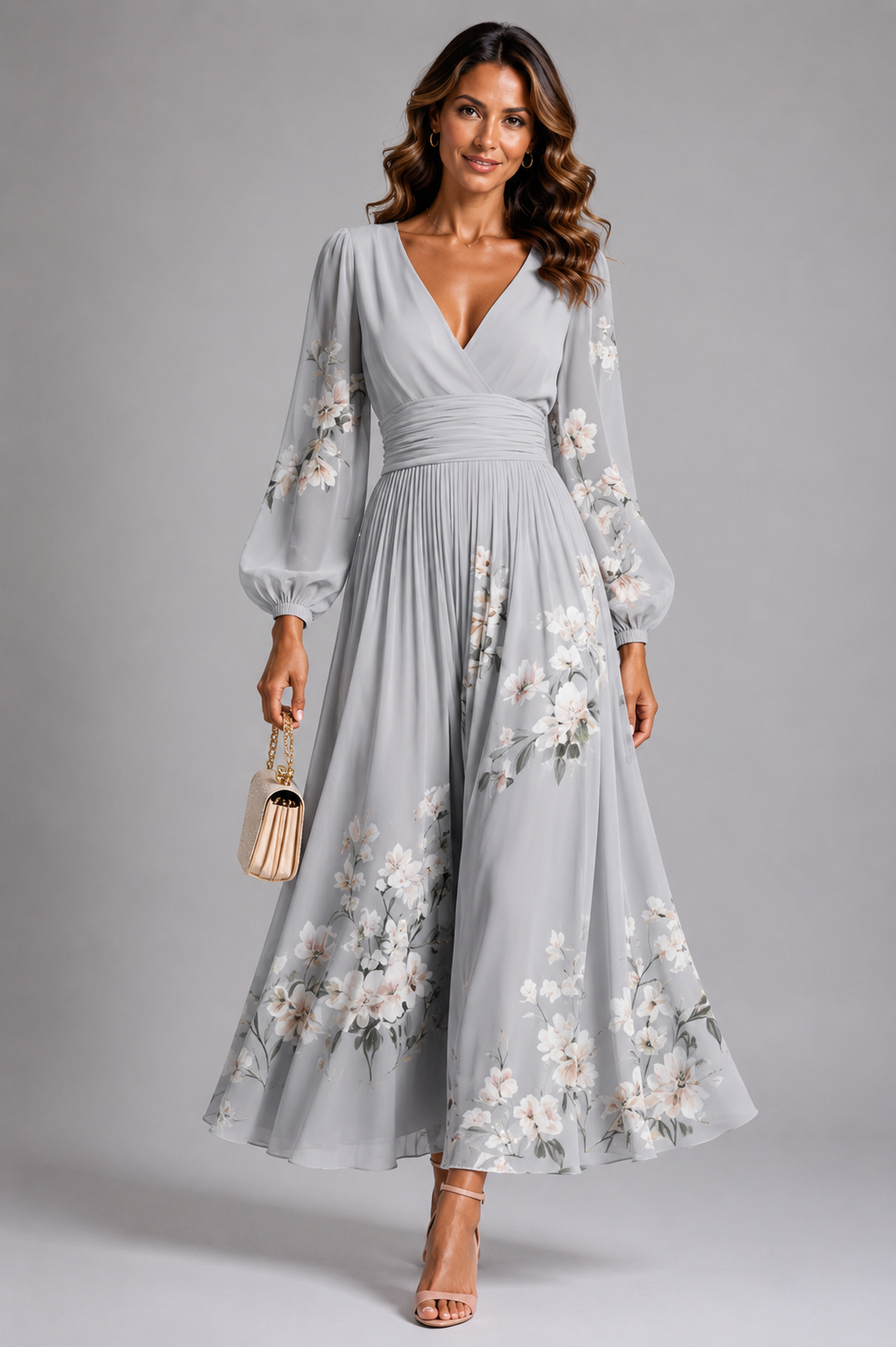 Rose | Feminine Flowing Maxi Dress
