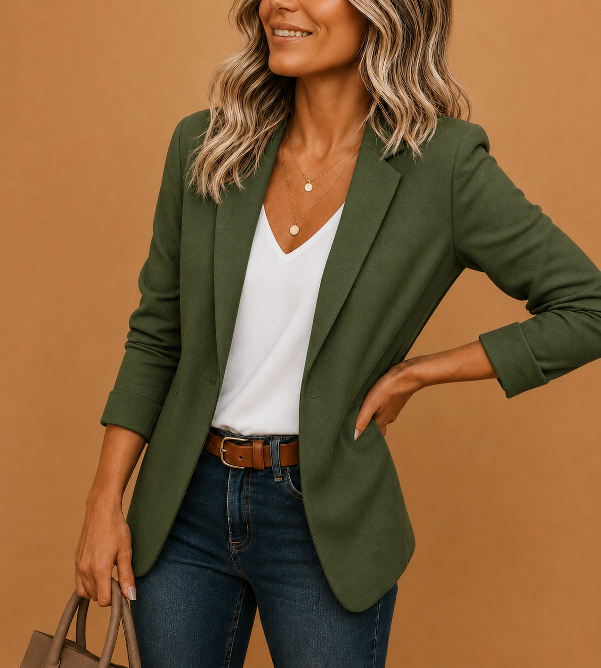 Scarlett | Fitted One-Button Blazer