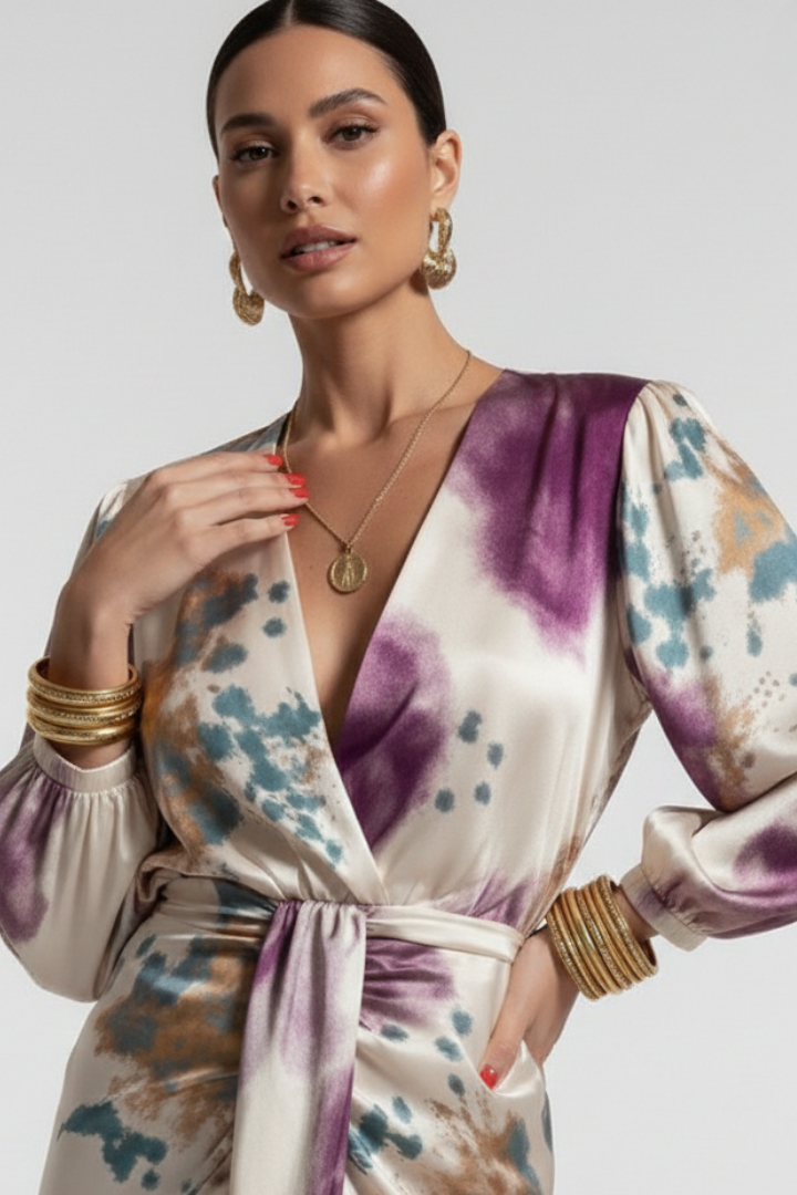 Elara | Elegant Floral Maxi Dress