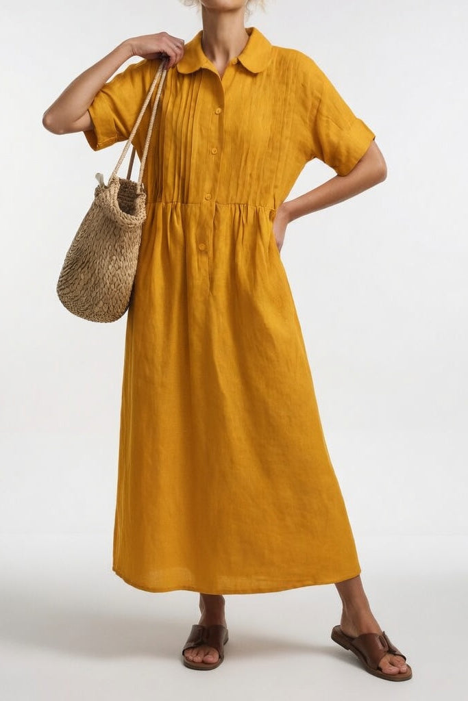 Lysandra™ | Fluid Summer Shirt Dress