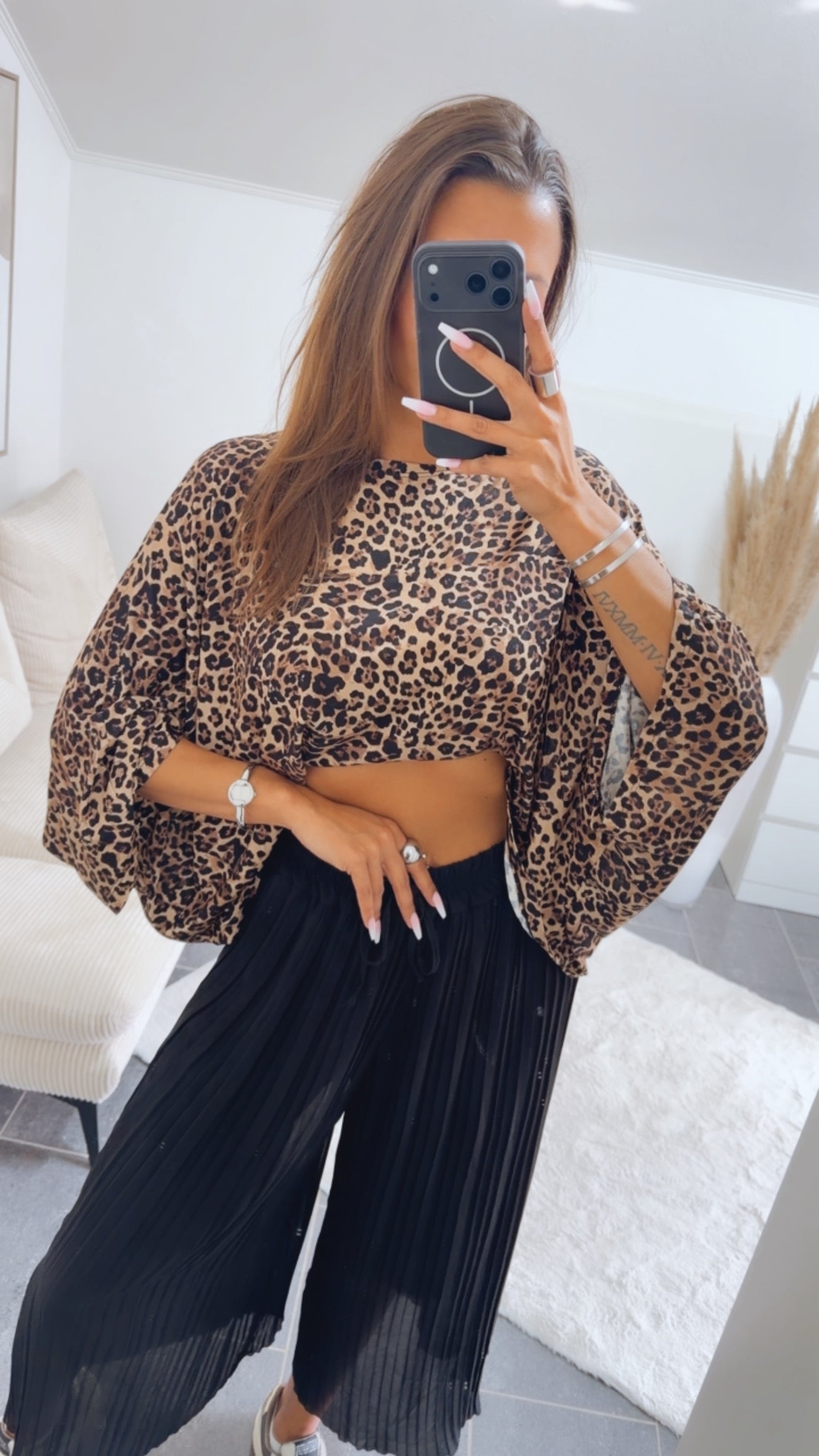 Elene | Brown Elegant Oversize Shirt