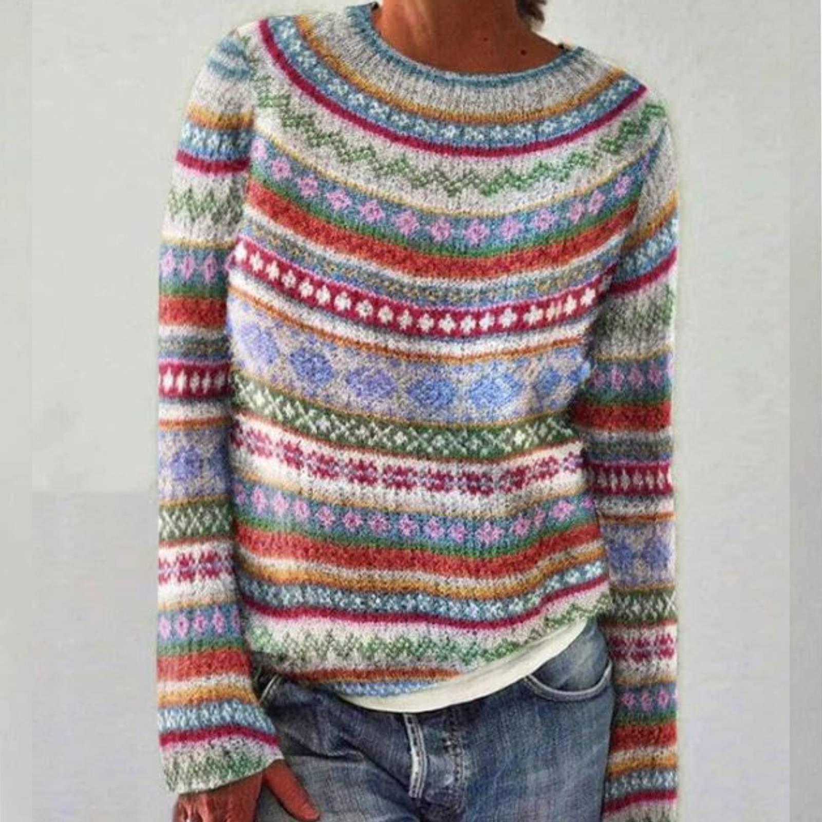 Amelia™ - Cozy Retro Sweater