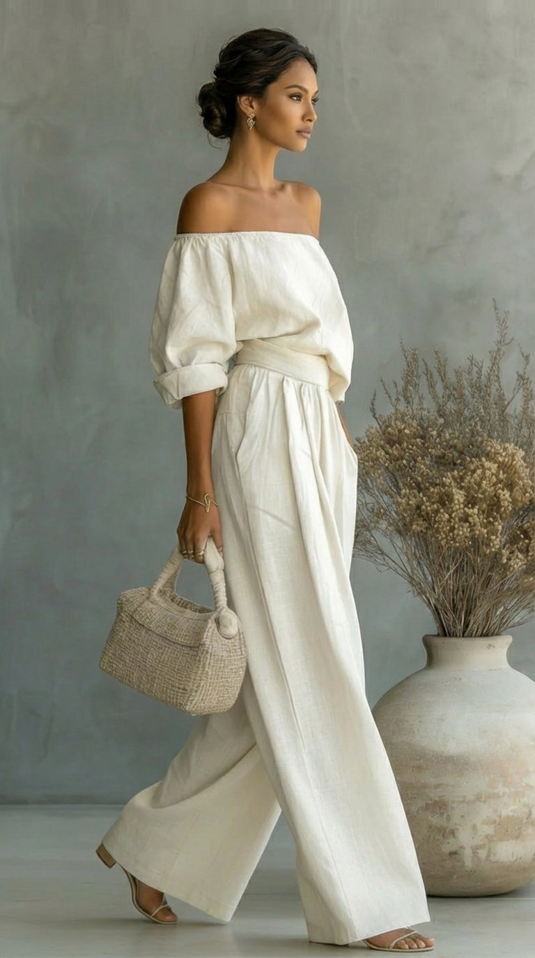 Liliána™ | Exclusive Linen-Effect Set