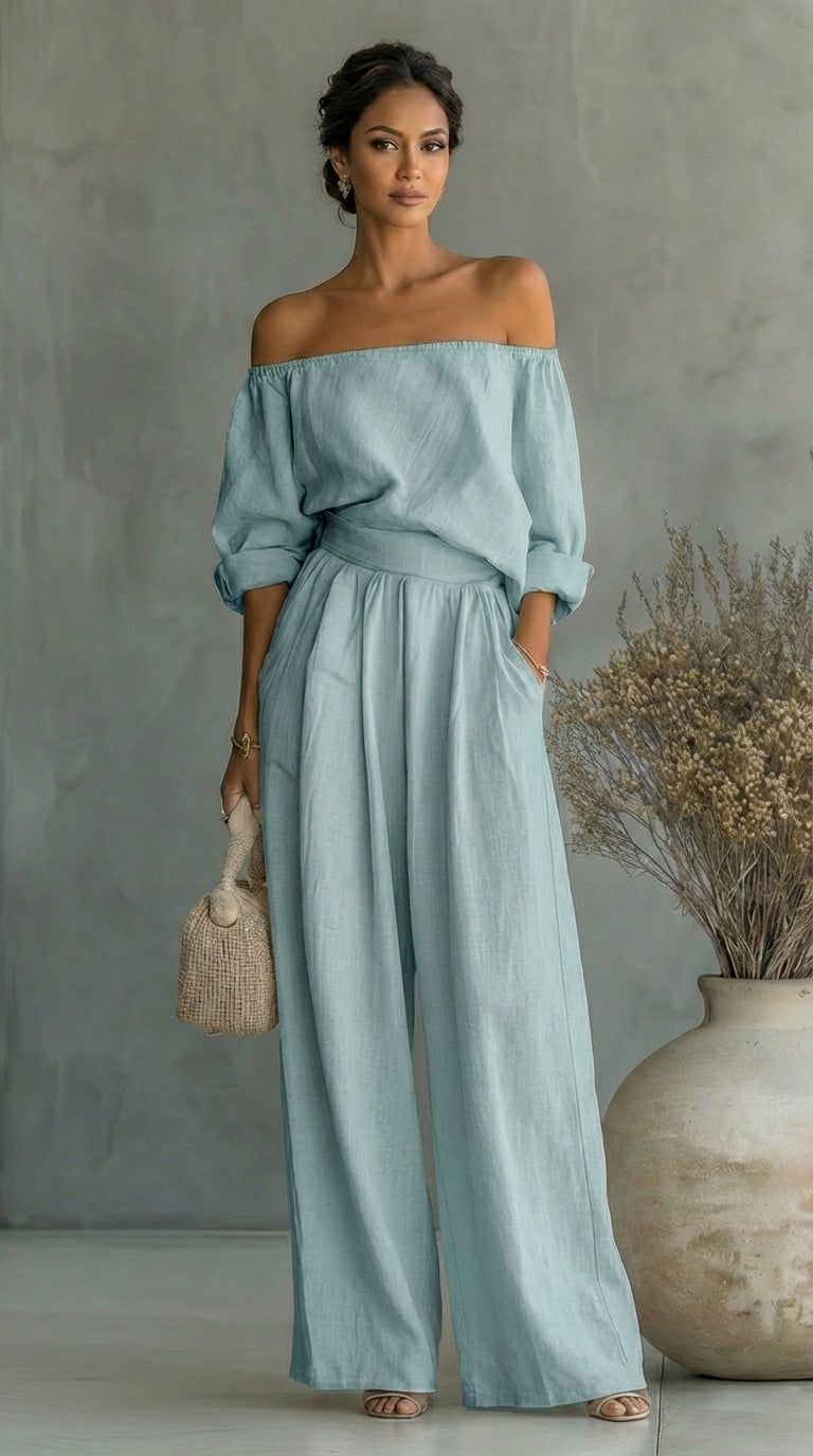 Liliana | Off Shoulder Top Summer Set
