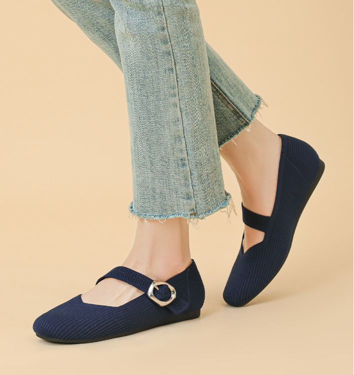 Yumiko | Wide Step Comfort Flat