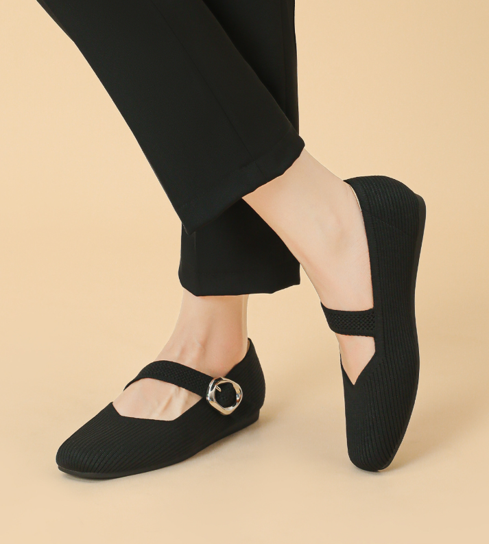Yumiko | Wide Step Comfort Flat