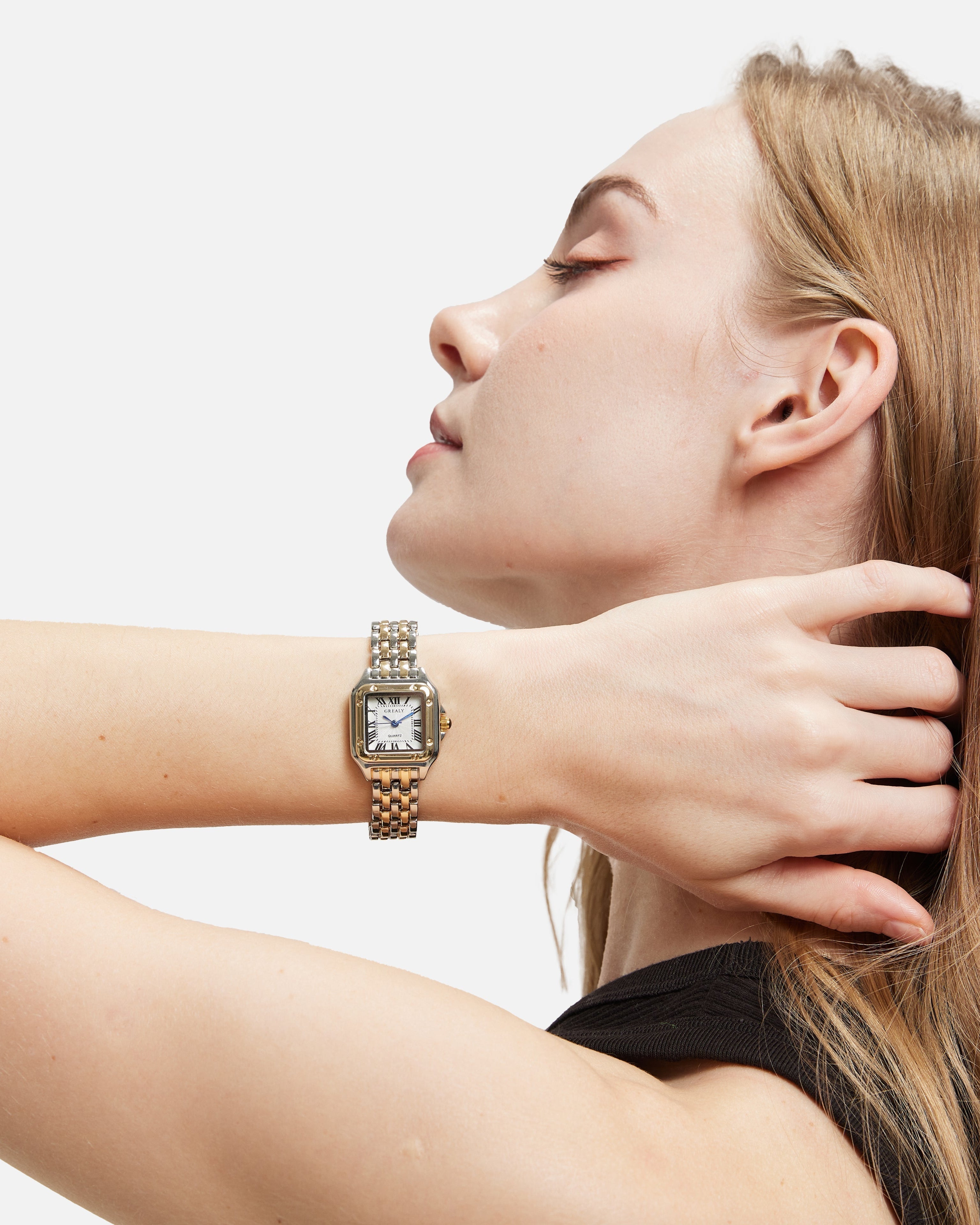 Barbara | Vintage Classic Quartz Watch - close up
