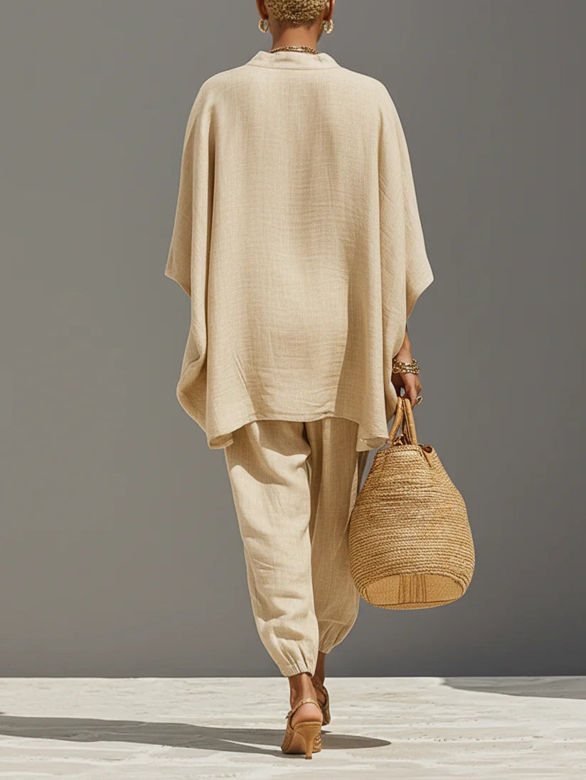 Marina | Asymmetric Relaxed Two-Piece Set