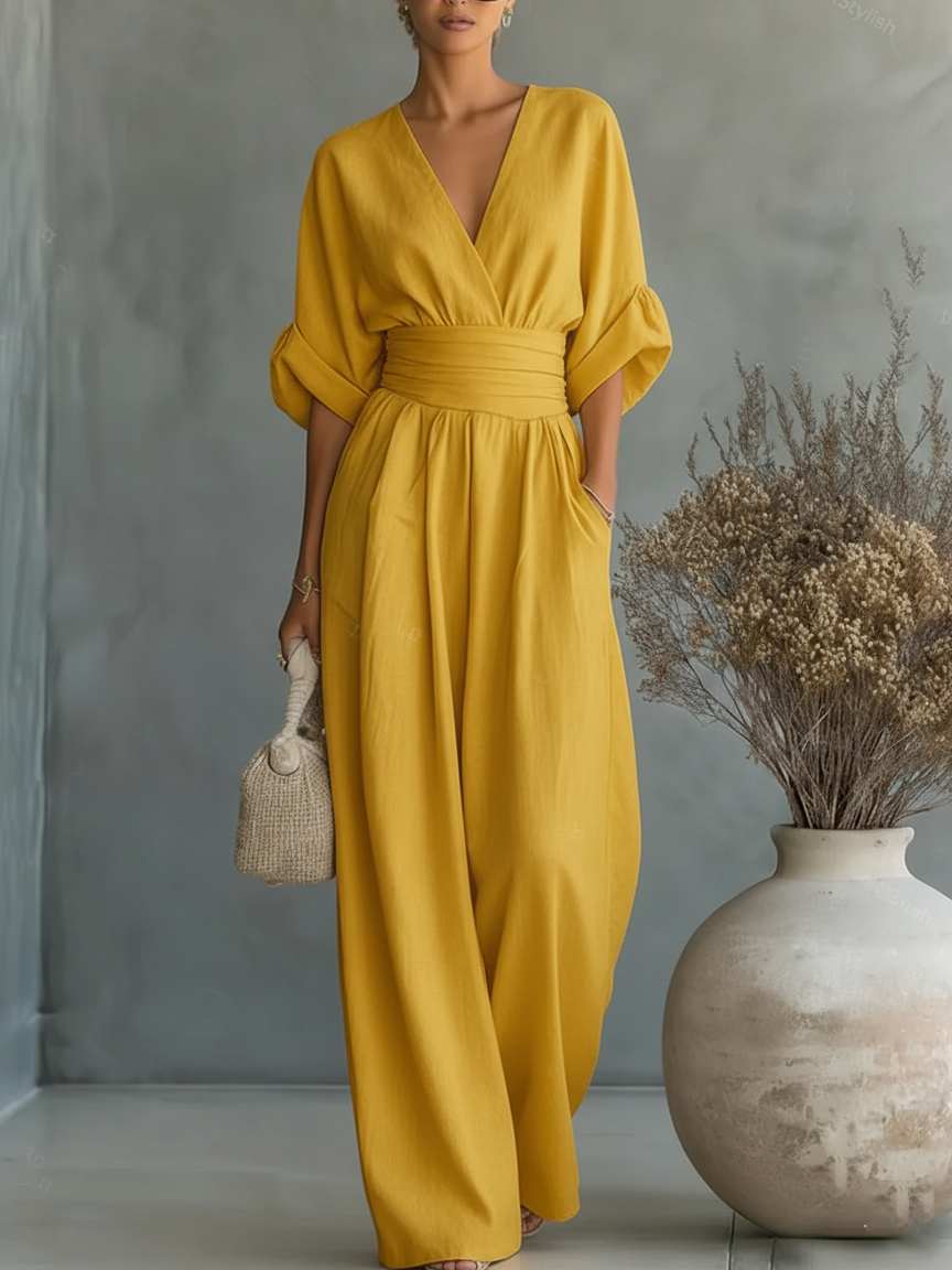 Faith | Elegant High-Waisted Jumpsuit