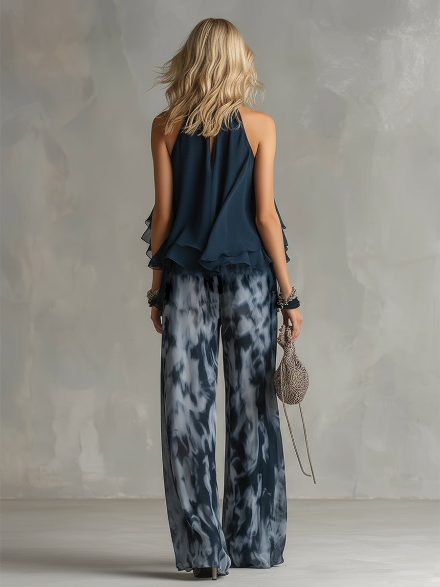 Ludovica | Elegant Top & Trousers Set