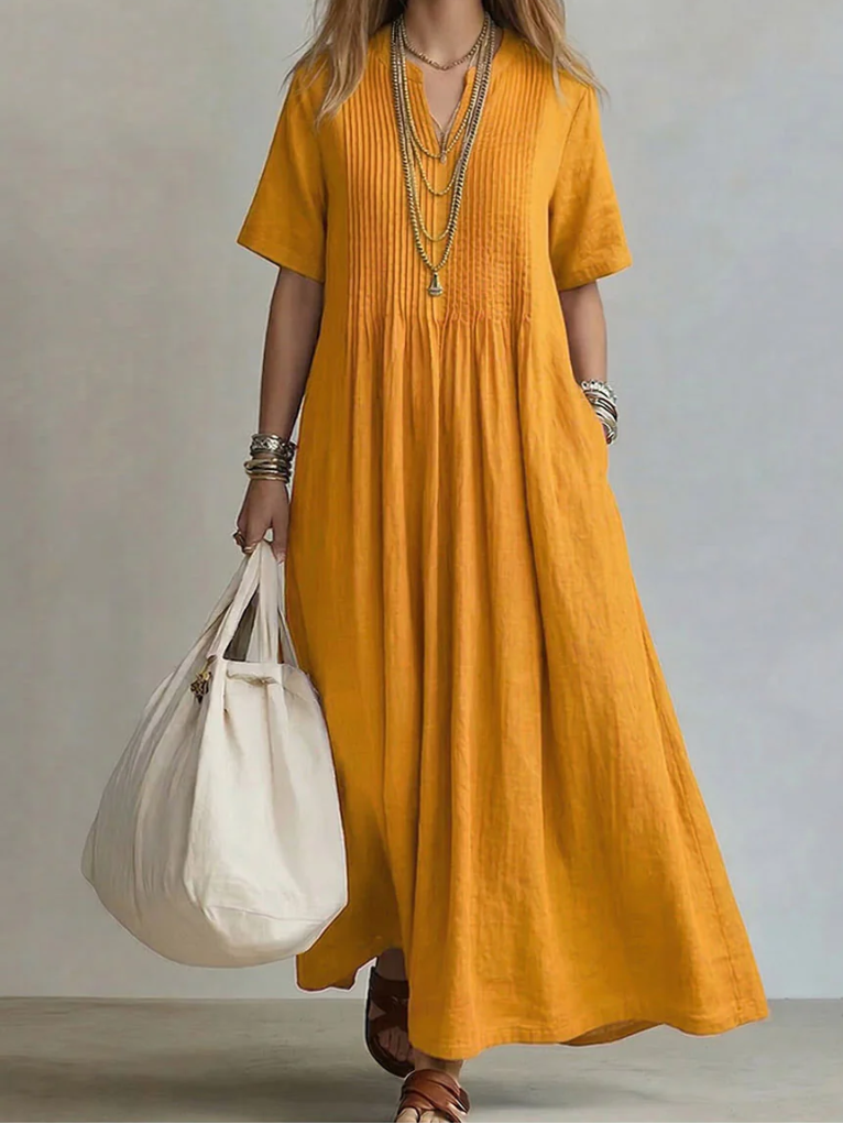 Noelle | Elegant Flowing Maxi Dress