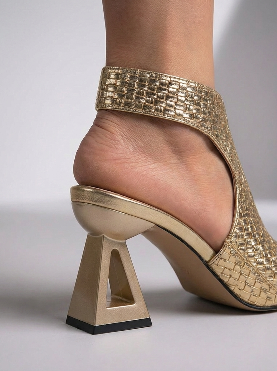 Aura | Elegant Braided Heels