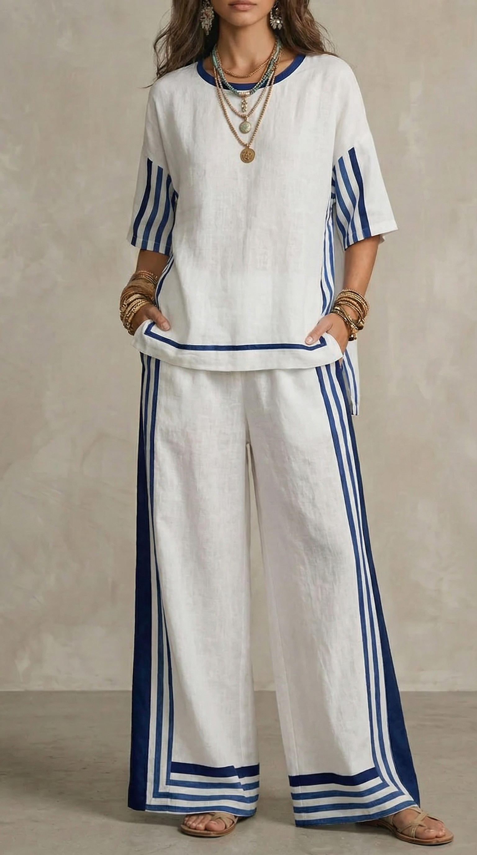 Reva | Elegant Flowing Two-Piece Set