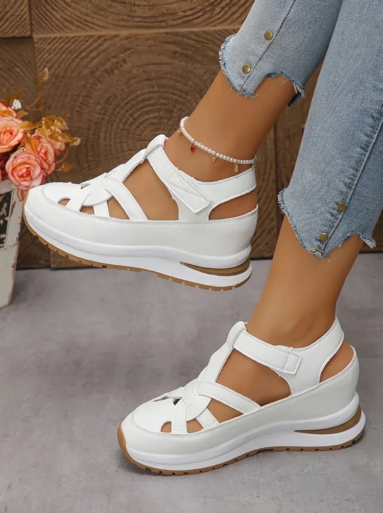 Amelia | Comfort Wedge Sandals