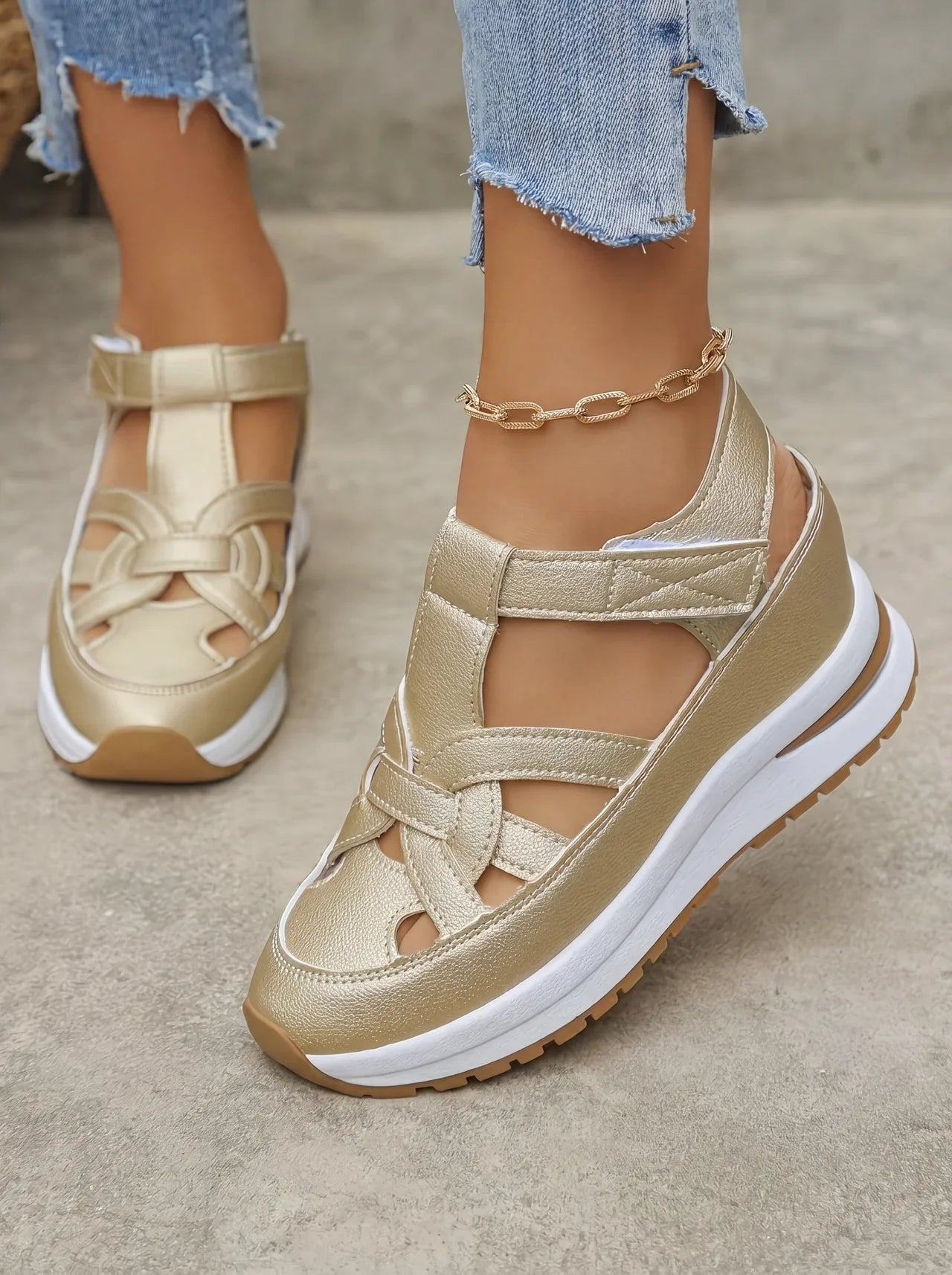 Amelia | Comfort Wedge Sandals