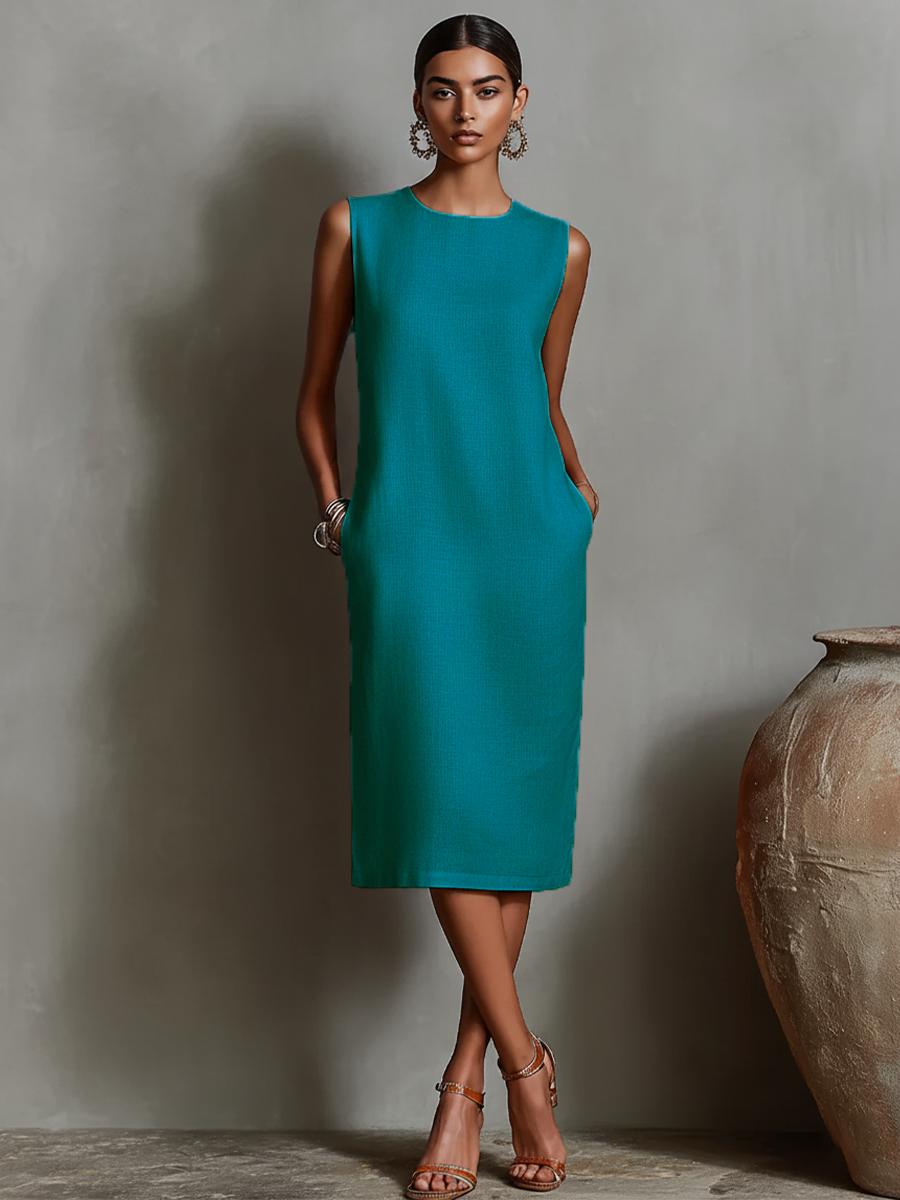 Ava | Sleeveless Elegant Shift Dress