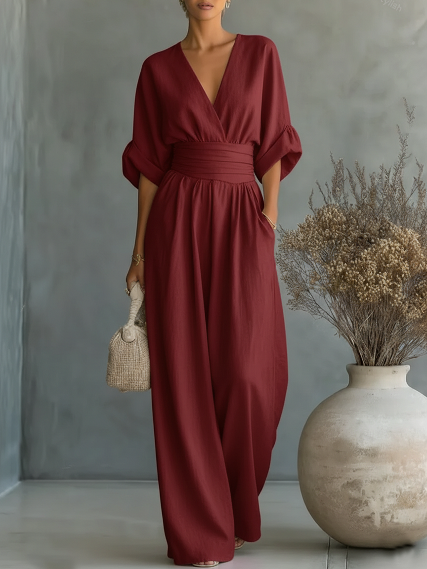 Faith | Elegant High-Waisted Jumpsuit