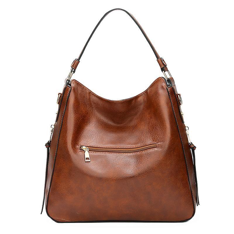 Donna | Luxury Leather Hobo Anti-Theft Handbag + FREE Pouch Wallet