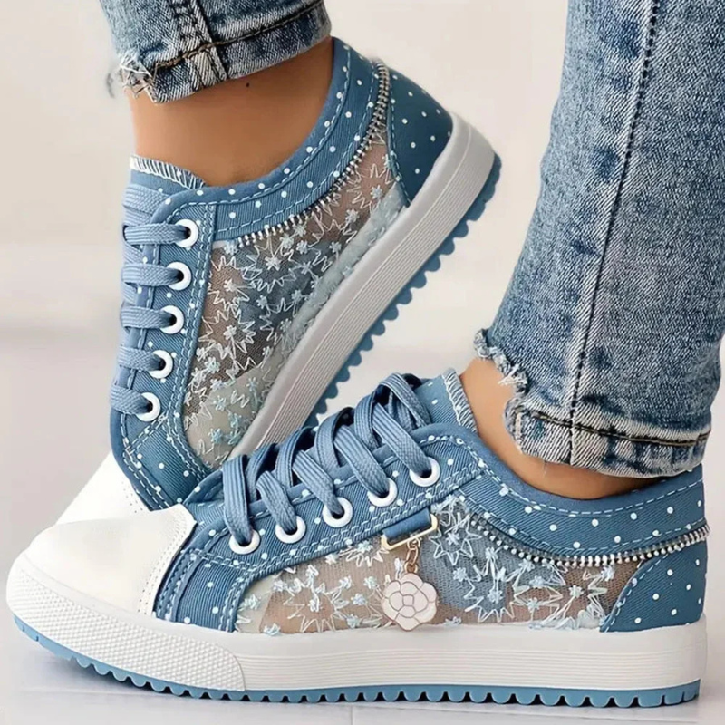Clara | Elegant Floral Sneakers