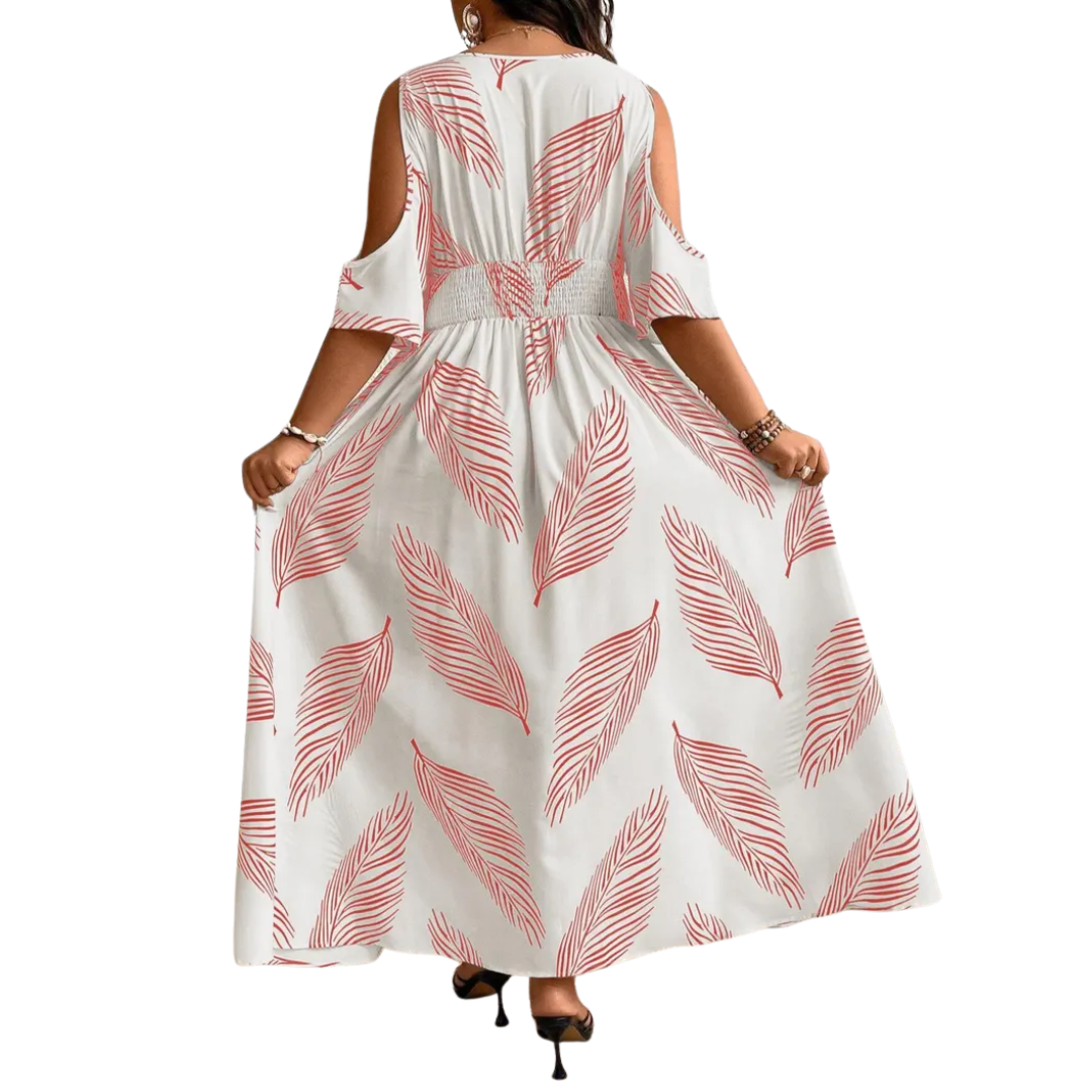 Sienna | Boho Cold-Shoulder Dress