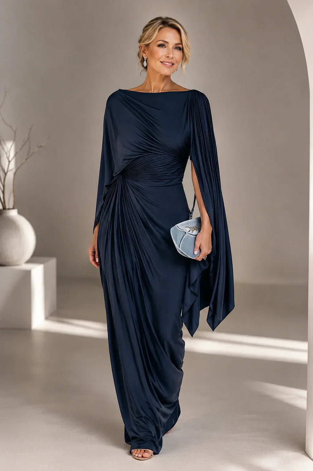 Lyssa | Elegant Pleated Maxi Dress