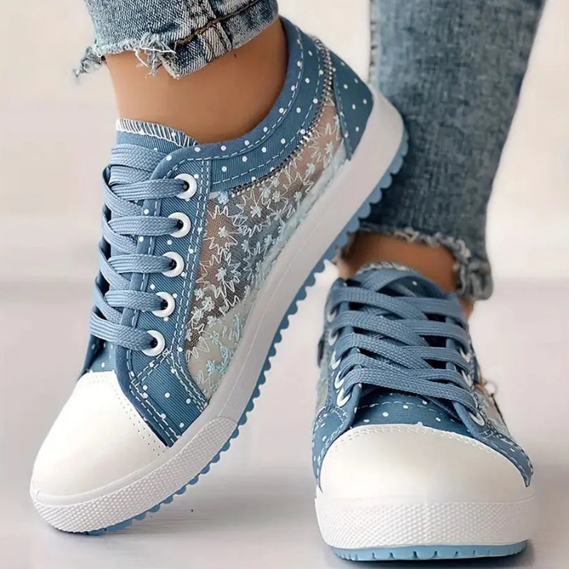 Clara | Elegant Floral Sneakers