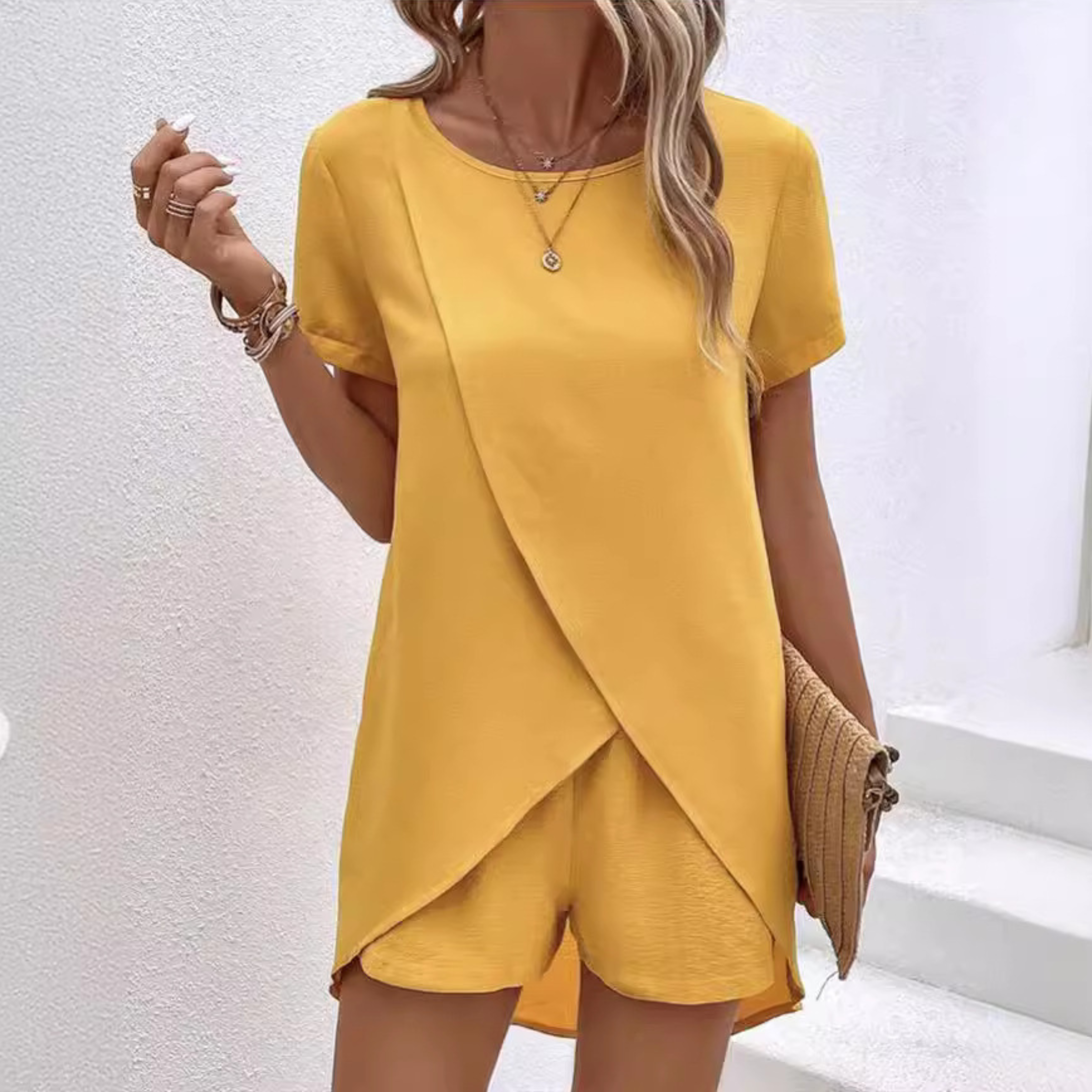 Amalia™ | Elegant Summer Co-ord Lounge Set