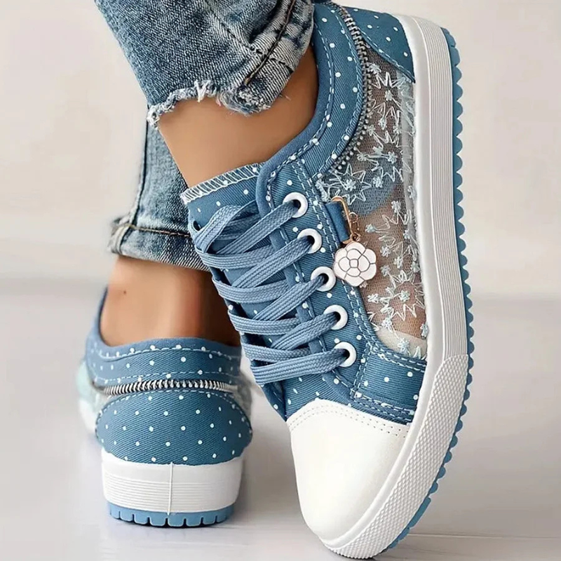 Clara | Elegant Floral Sneakers