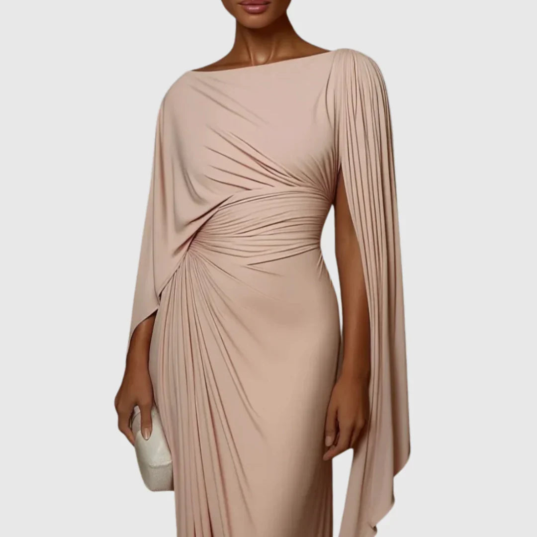 Lyssa | Elegant Pleated Maxi Dress
