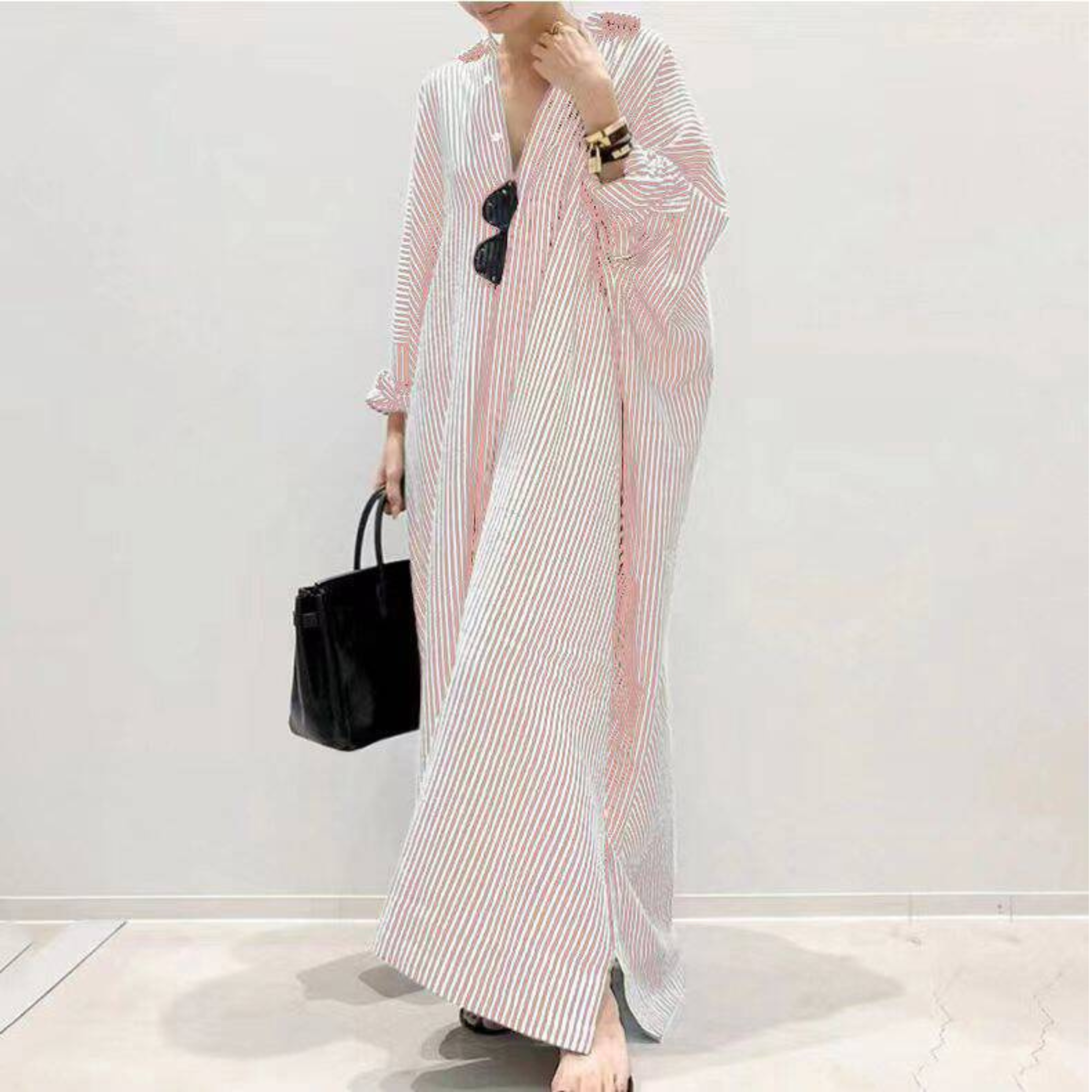 Linnaea | Stripped Maxi Dress