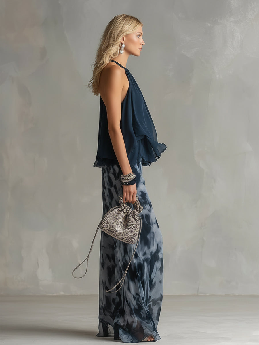 Ludovica | Elegant Top & Trousers Set