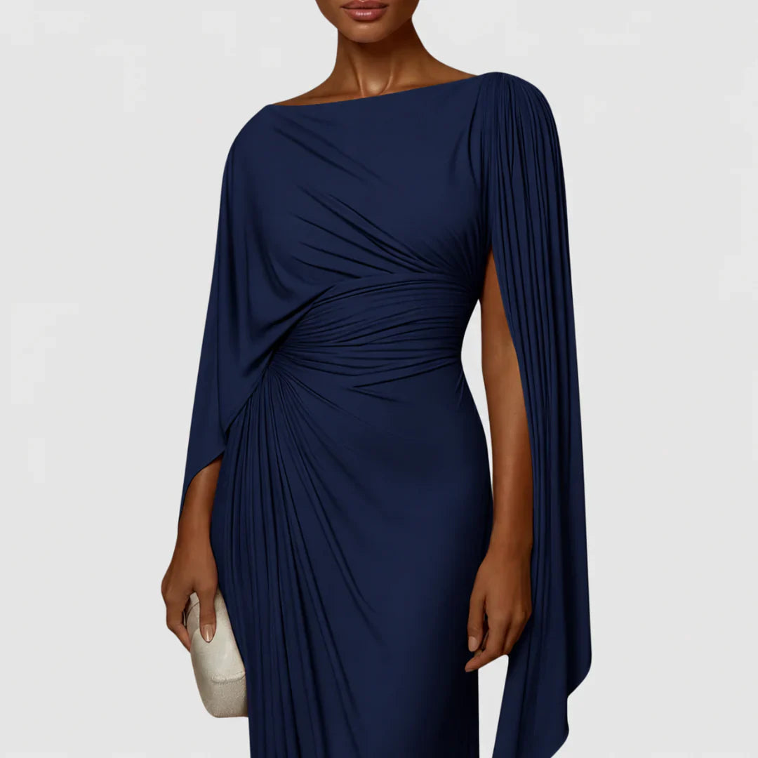 Lyssa | Elegant Pleated Maxi Dress