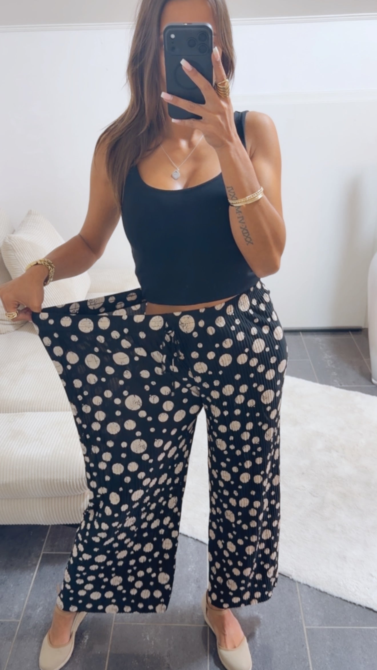 Jessica | Relaxed Pleated Wide-Leg Pants
