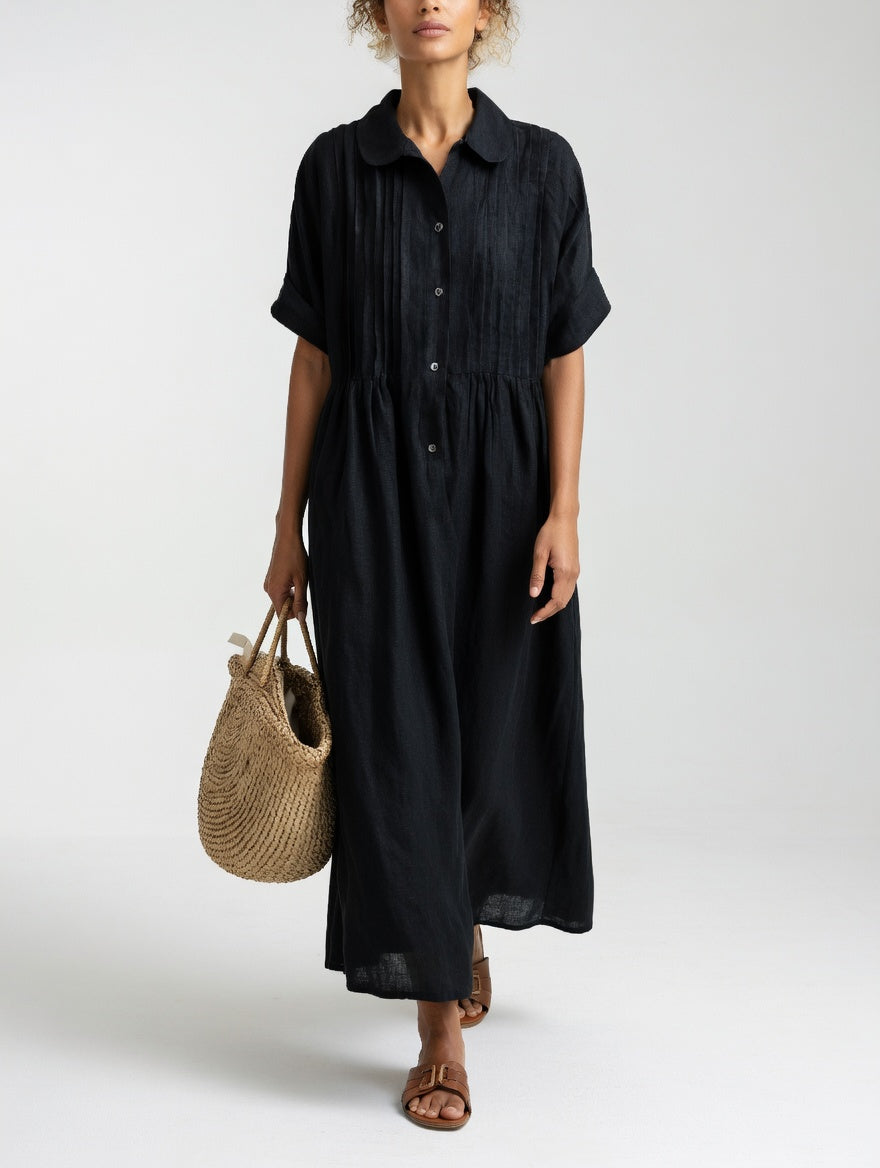 Lysandra™ | Fluid Summer Shirt Dress