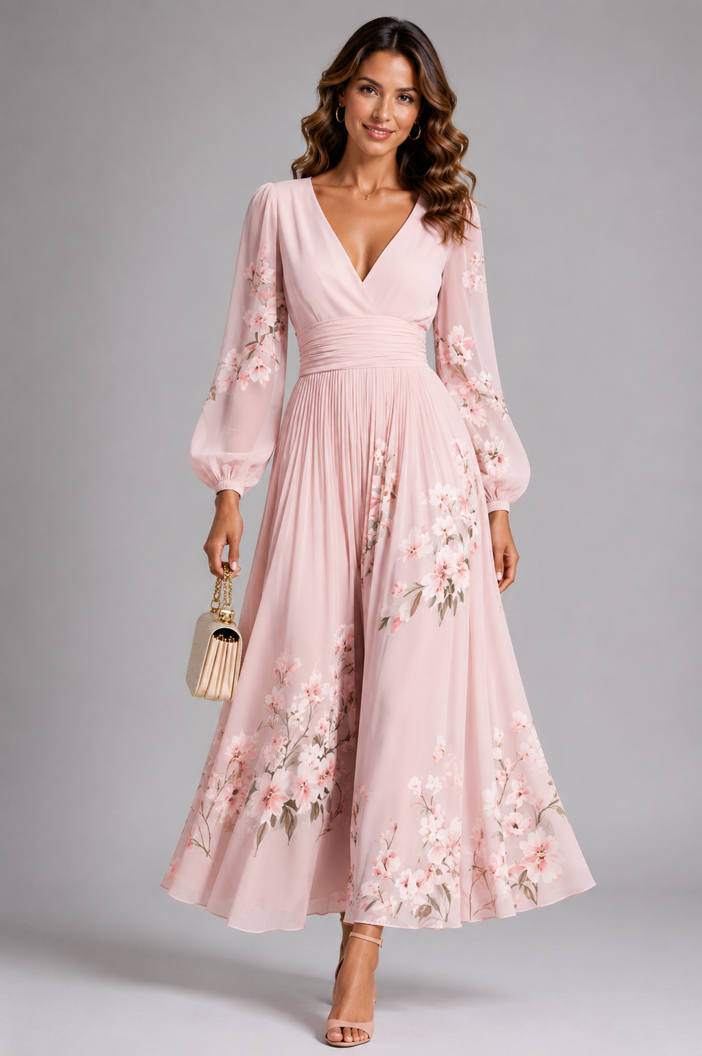 Rose | Feminine Flowing Maxi Dress