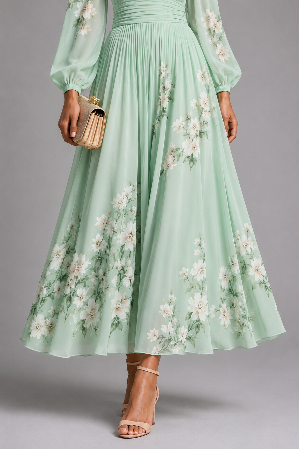 Rose | Feminine Flowing Maxi Dress