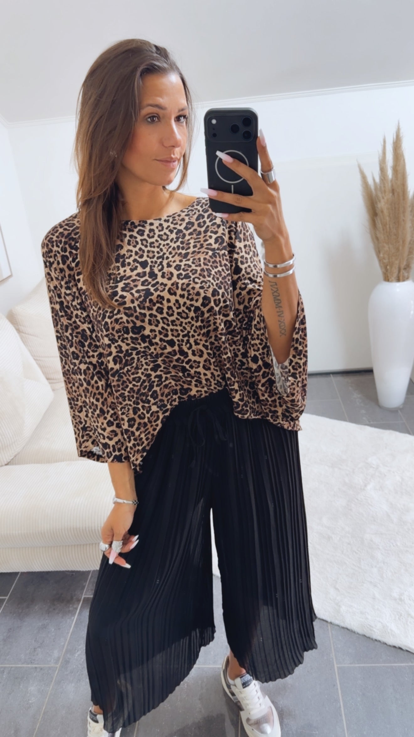 Elene | Brown Elegant Oversize Shirt