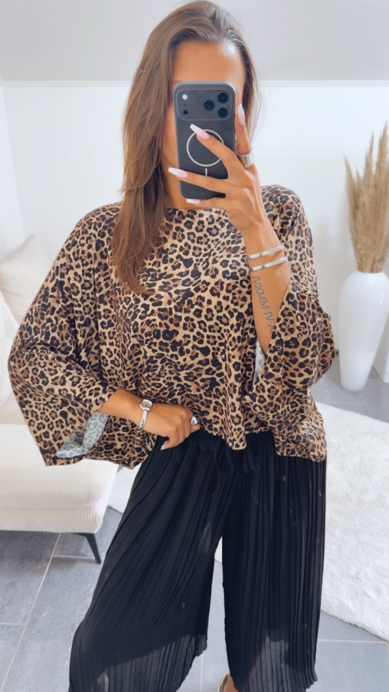 Elene | Brown Elegant Oversize Shirt