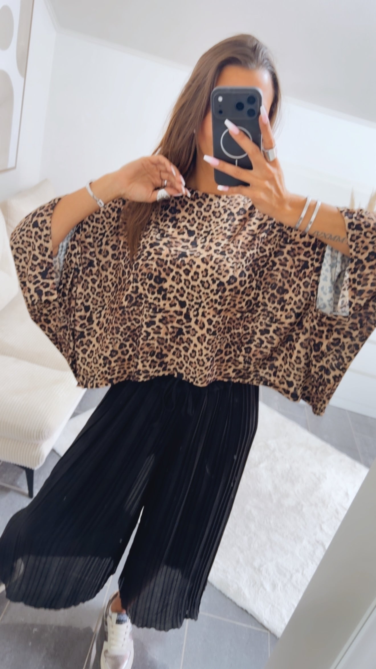 Elene | Brown Elegant Oversize Shirt