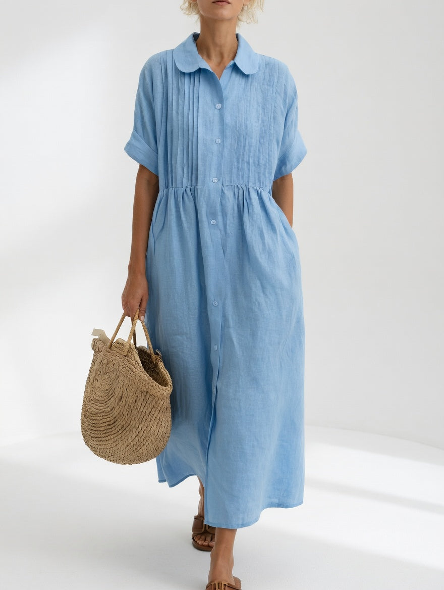 Lysandra™ | Fluid Summer Shirt Dress