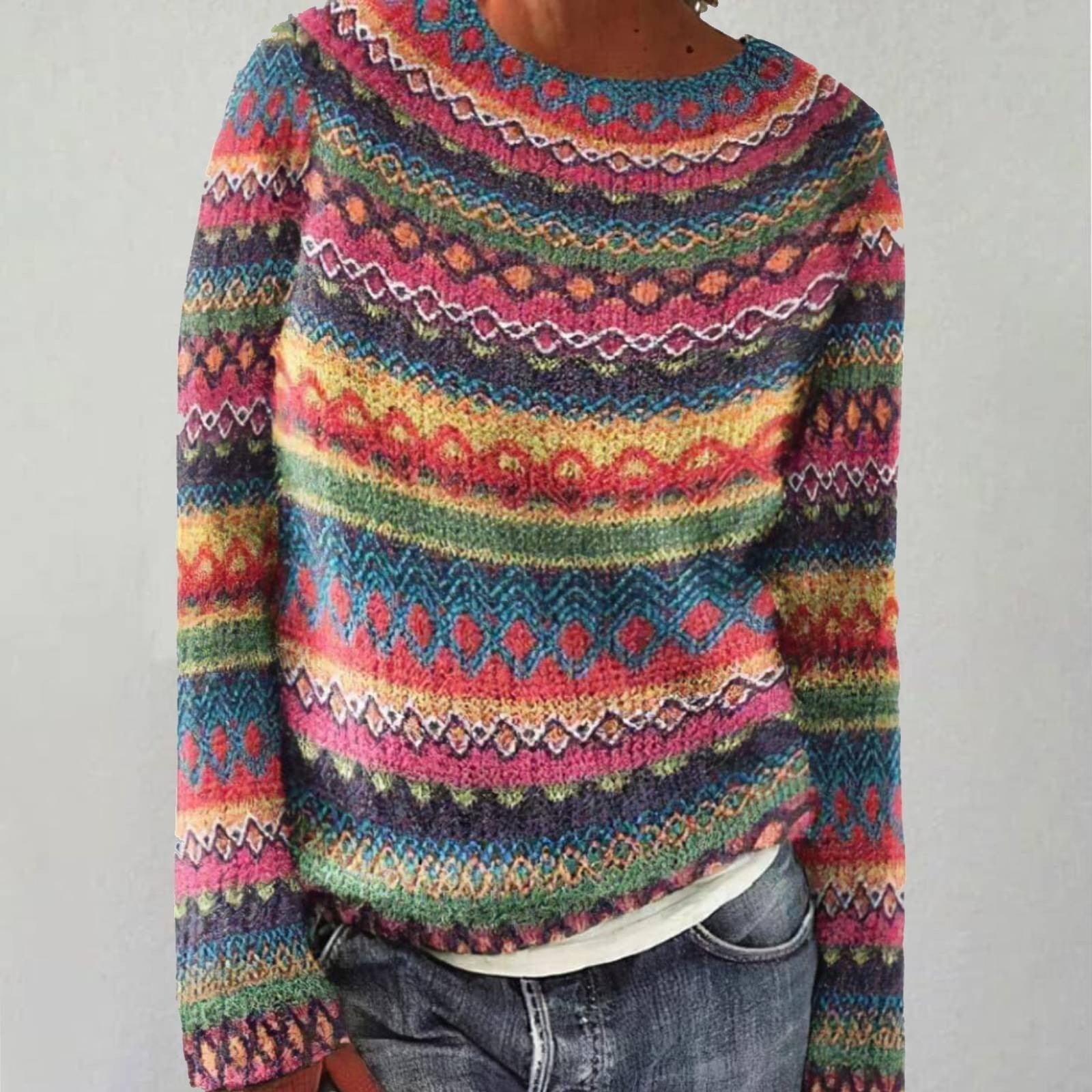 Amelia™ - Cozy Retro Sweater
